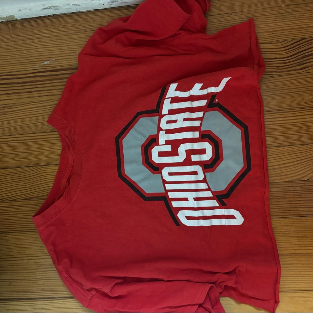 Cropped osu tee!!
